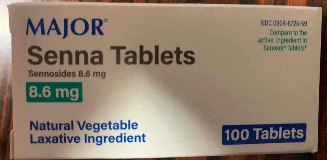 Senna gentle natural vegetable laxative 100 tablets (Pack Of Three Bottles)