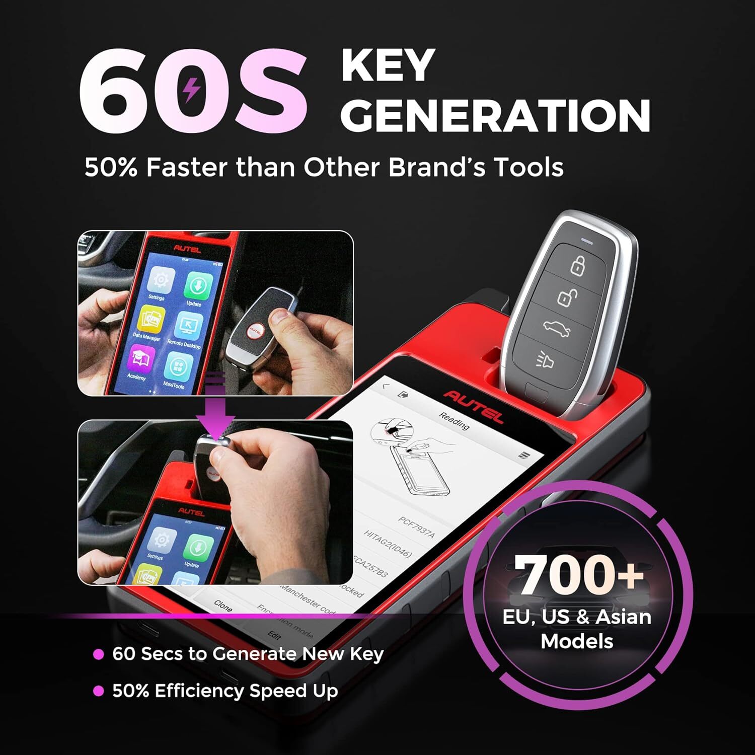 2026 Autel MaxiIM KM100 KM100X Key Fob Programming Tool Programmer Immobilizer