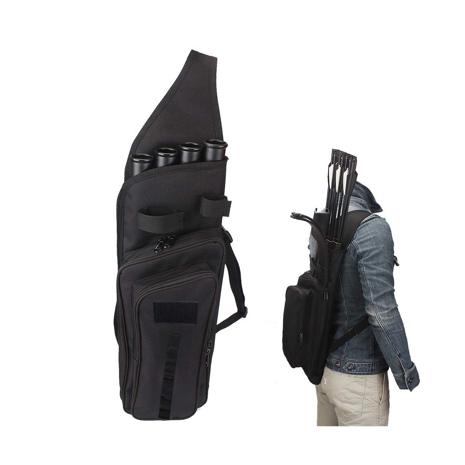 Multi-Function 4-Tubes Back Field Quiver Training Archery Arrow Quiver for Fi...