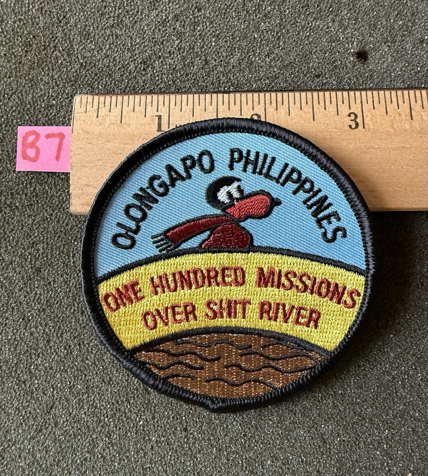 US GWOT Era USN Navy Philippines 100 Missions Over ShitRiver STD Patch