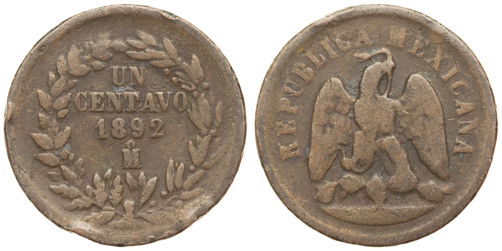 Mexico - 1 Centavo 1892