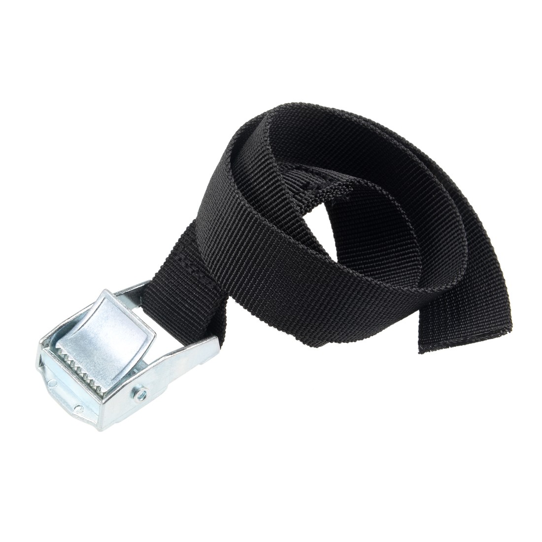 0.5M x 25mm Lashing Strap Cargo Tie Down with Cam Buckle Up to 80Kg, Black