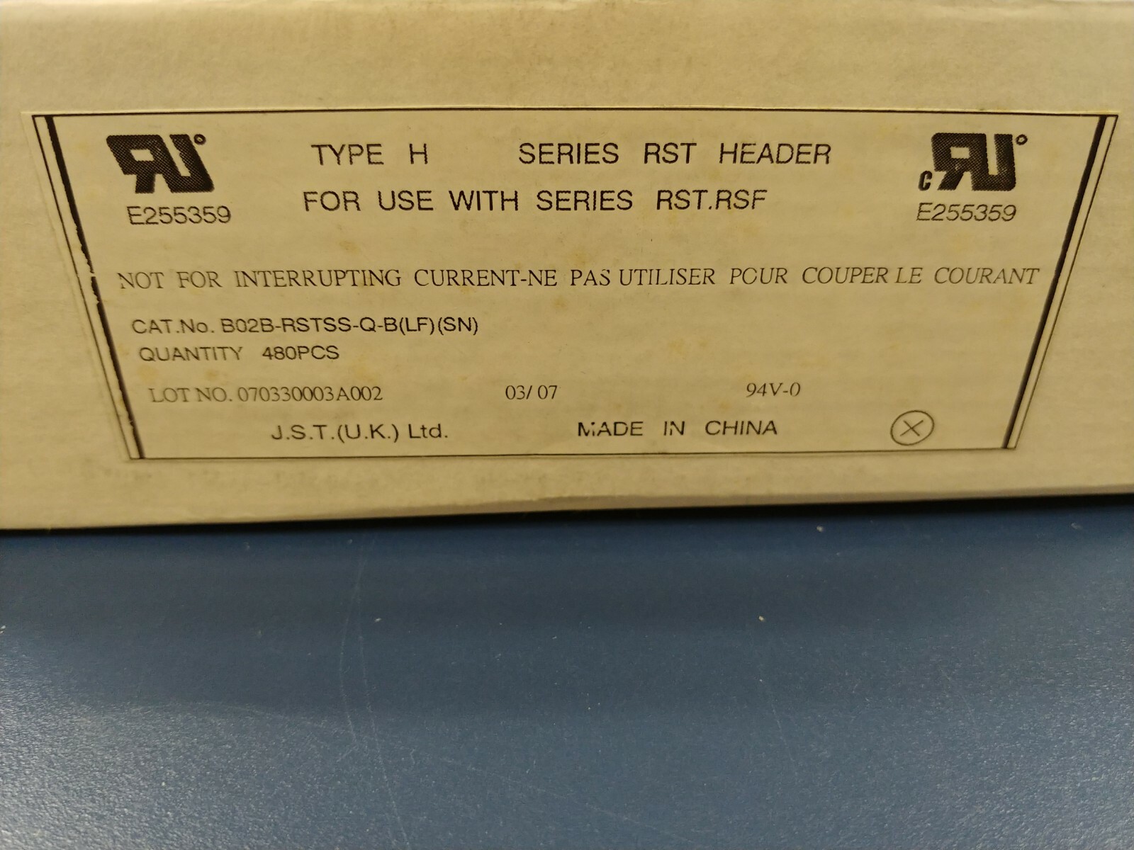 JSK RST Headers 480 Count