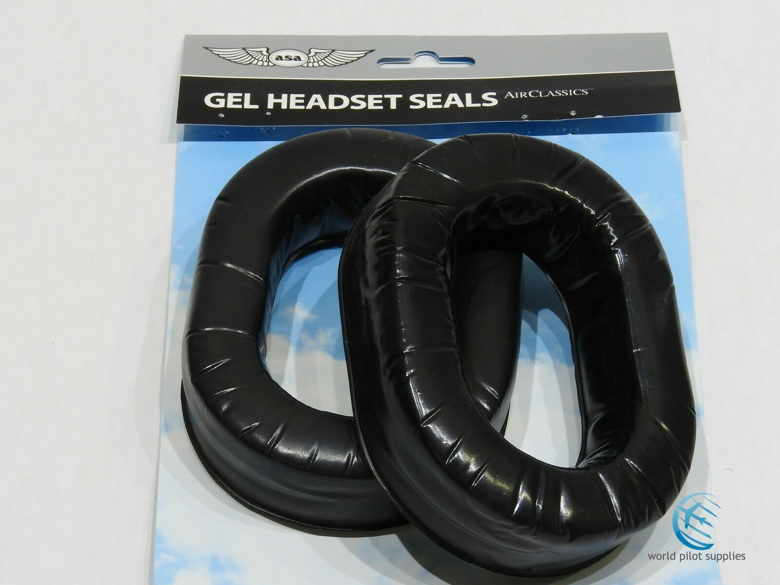 GENUINE ASA GEL EAR SEALS for ASA AIRCLASSICS HS-1A HEADSET 1 Pair p/n HS-1-GEL