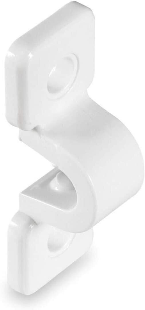 Rubbermaid FG3D30LWWHT White C-Clamp 20 Count