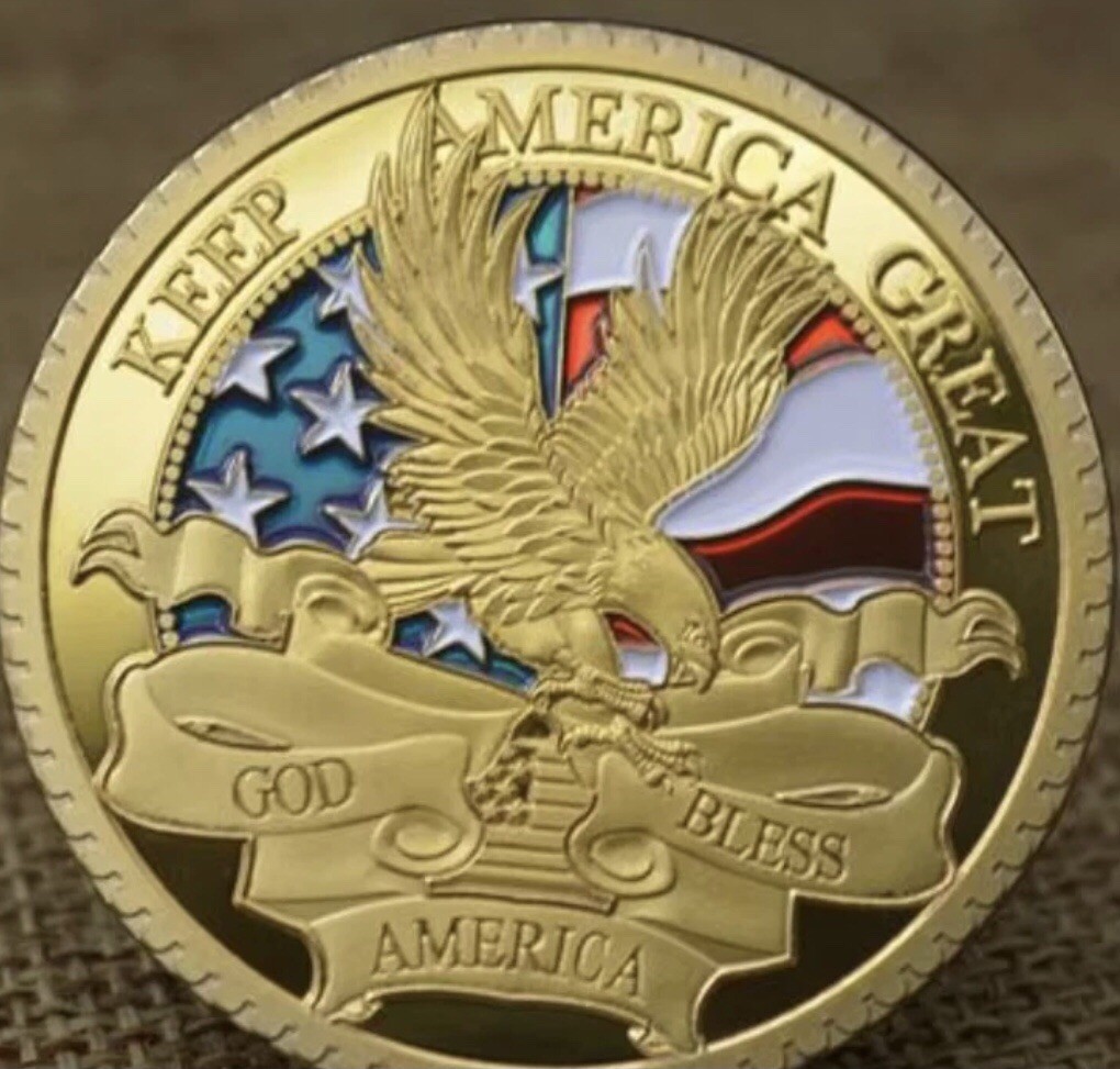 TRUMP WHITE HOUSE Signature CHALLENGE COIN 2025 INAUGURATION REPUBLICAN MAGA GOP