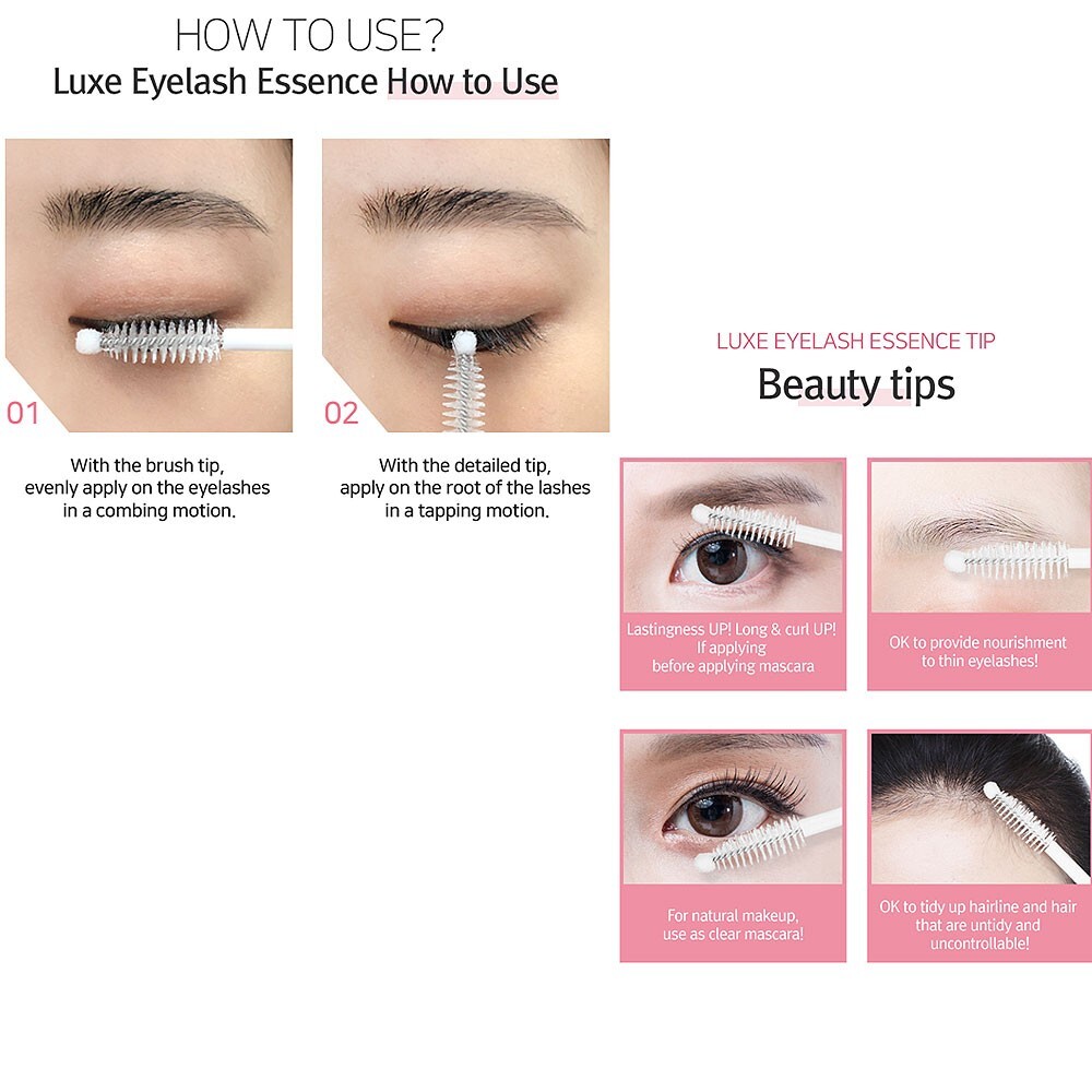 RiRe Luxe EyeLash Essence 8g *Can be used as mascara essence/transparent mascara