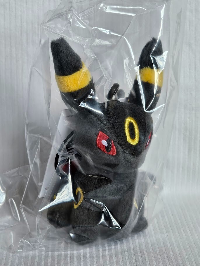 Japan Pokemon Center Umbreon Mascot Plush Key Chain with Carabiner