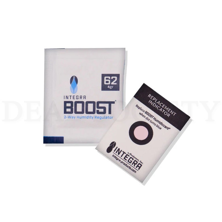 Integra Boost 2-Way Humidity Control 4 Gram - 62% RH - 12, 24, or 48 Pack