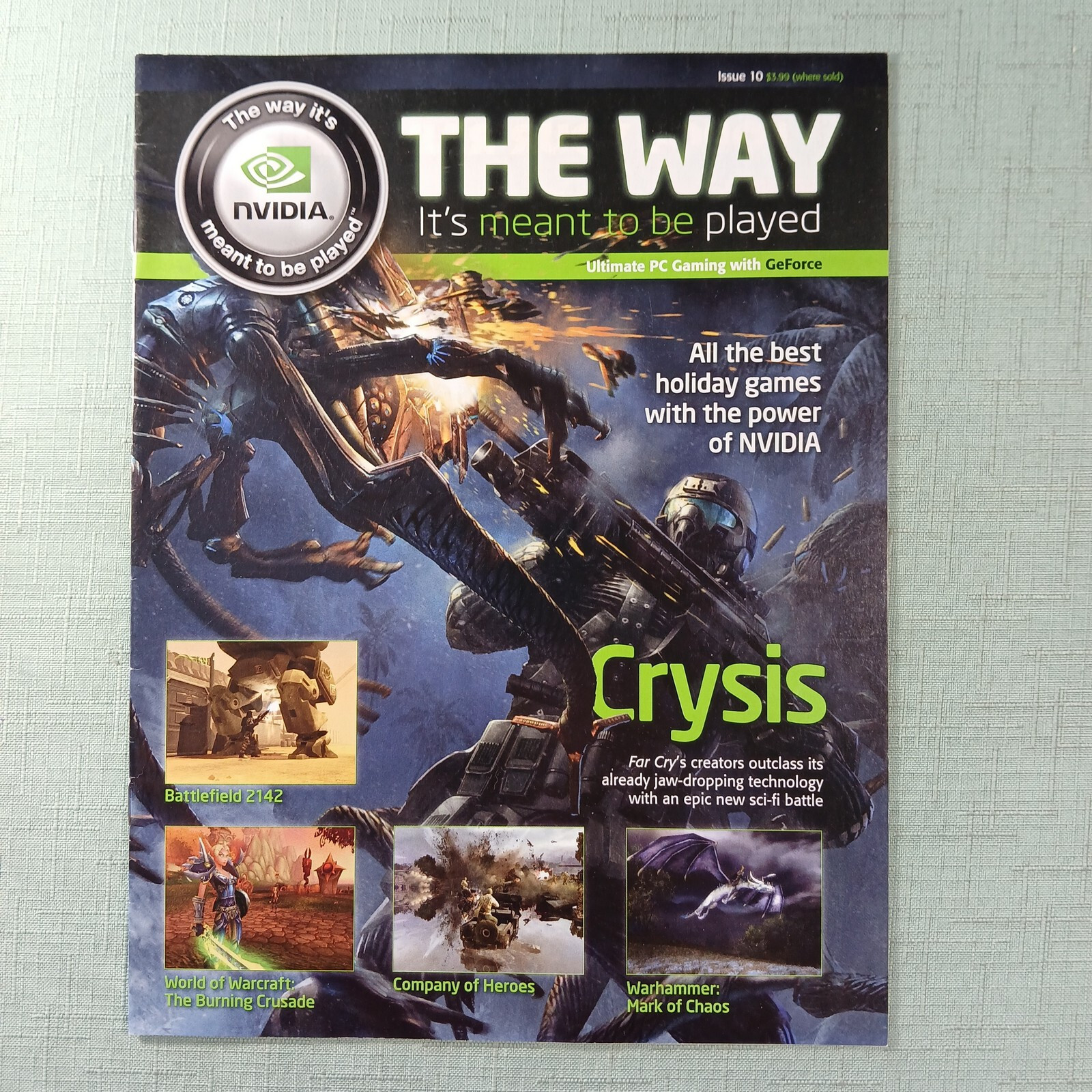 nVidia THE WAY Its Meant To Be Played nVIDIA Issue 10 RARE Magazine Only