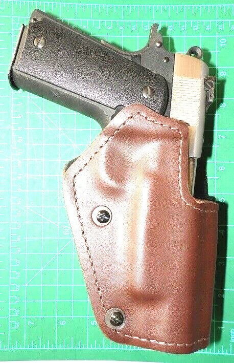 Front Line SKC55P-BR RH Kydex Paddle Holster Lined Colt Para Ord 5" 1911 P14 P16