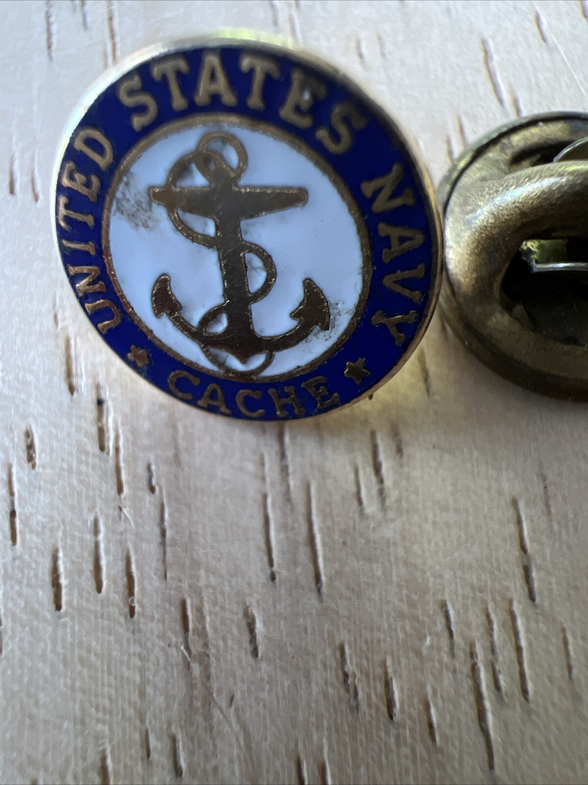 Vintage United States Navy *Cache* Pinback