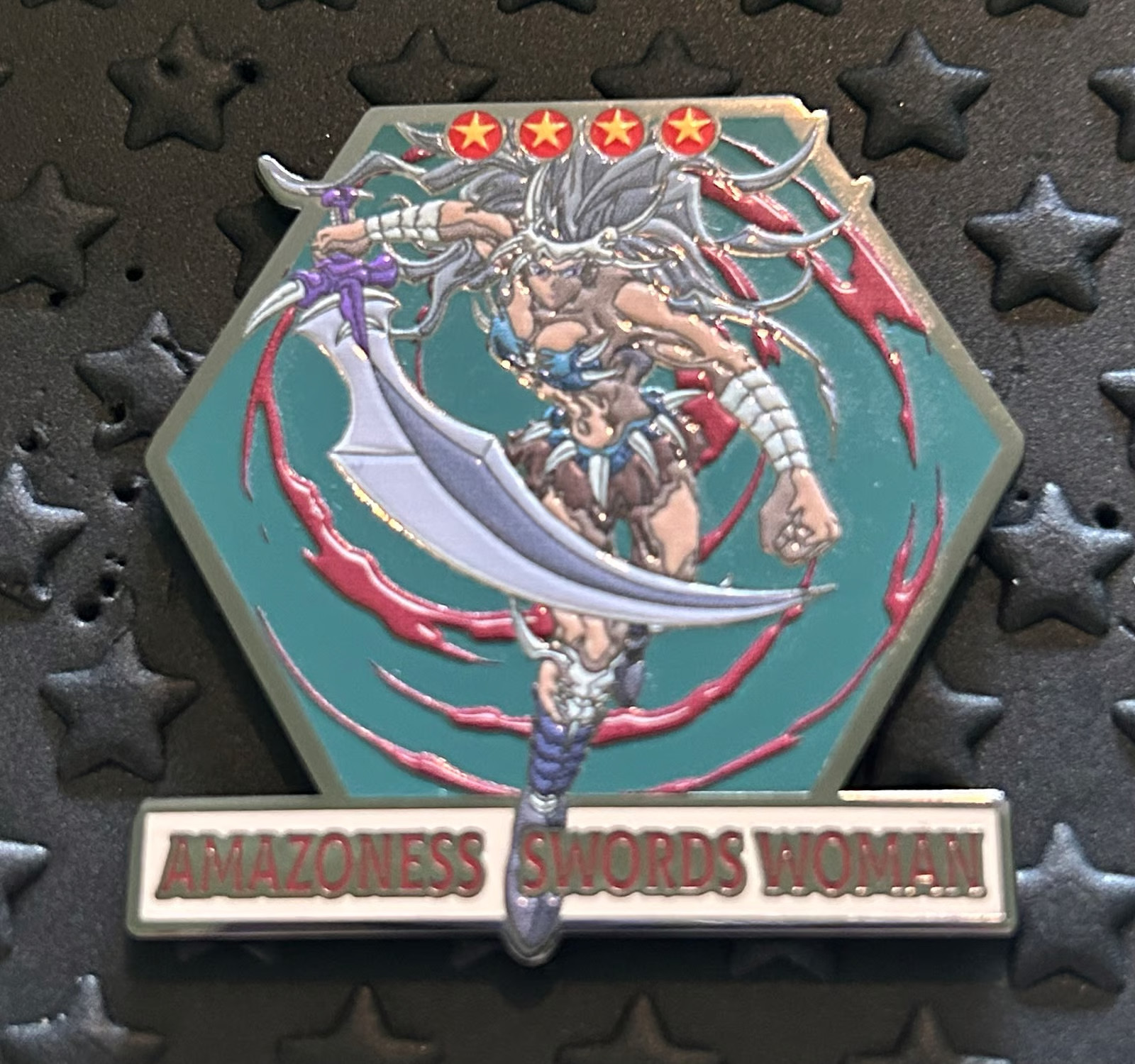 Amazoness Swords Woman Enamel Pin