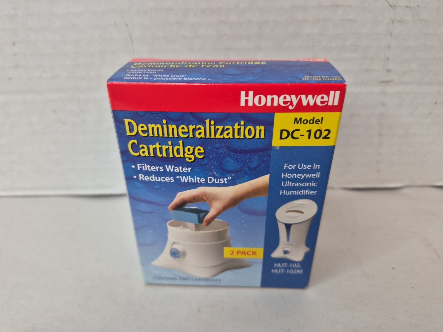 Honeywell DC-102 Demineralization Cartridge for Ultrasonic Humidifier 2pk