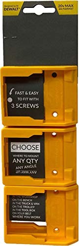 StealthMounts Battery Holder (6 Pack) - Yellow Battery Mounts