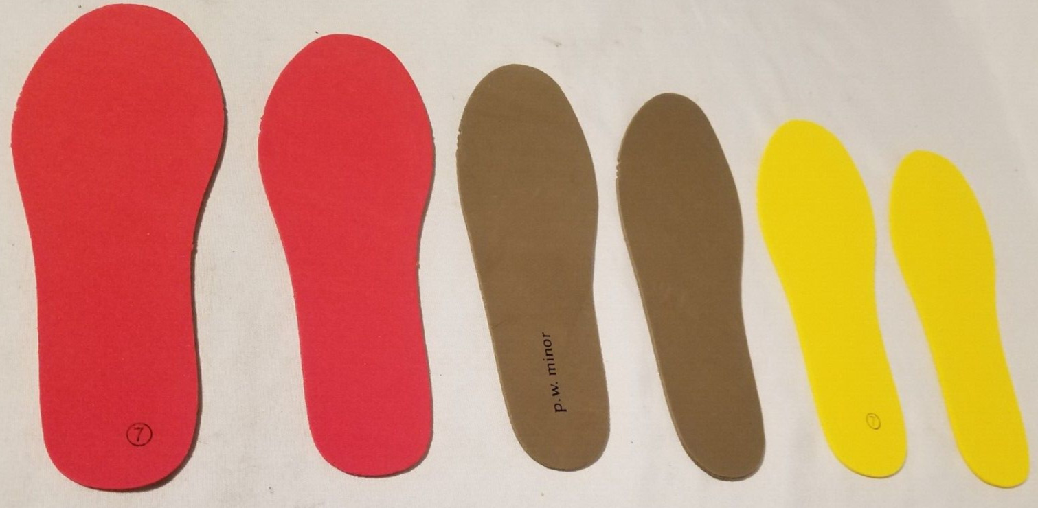 Women Size 7 Boot Insoles. Three PAIR. New! Fast Shipping!