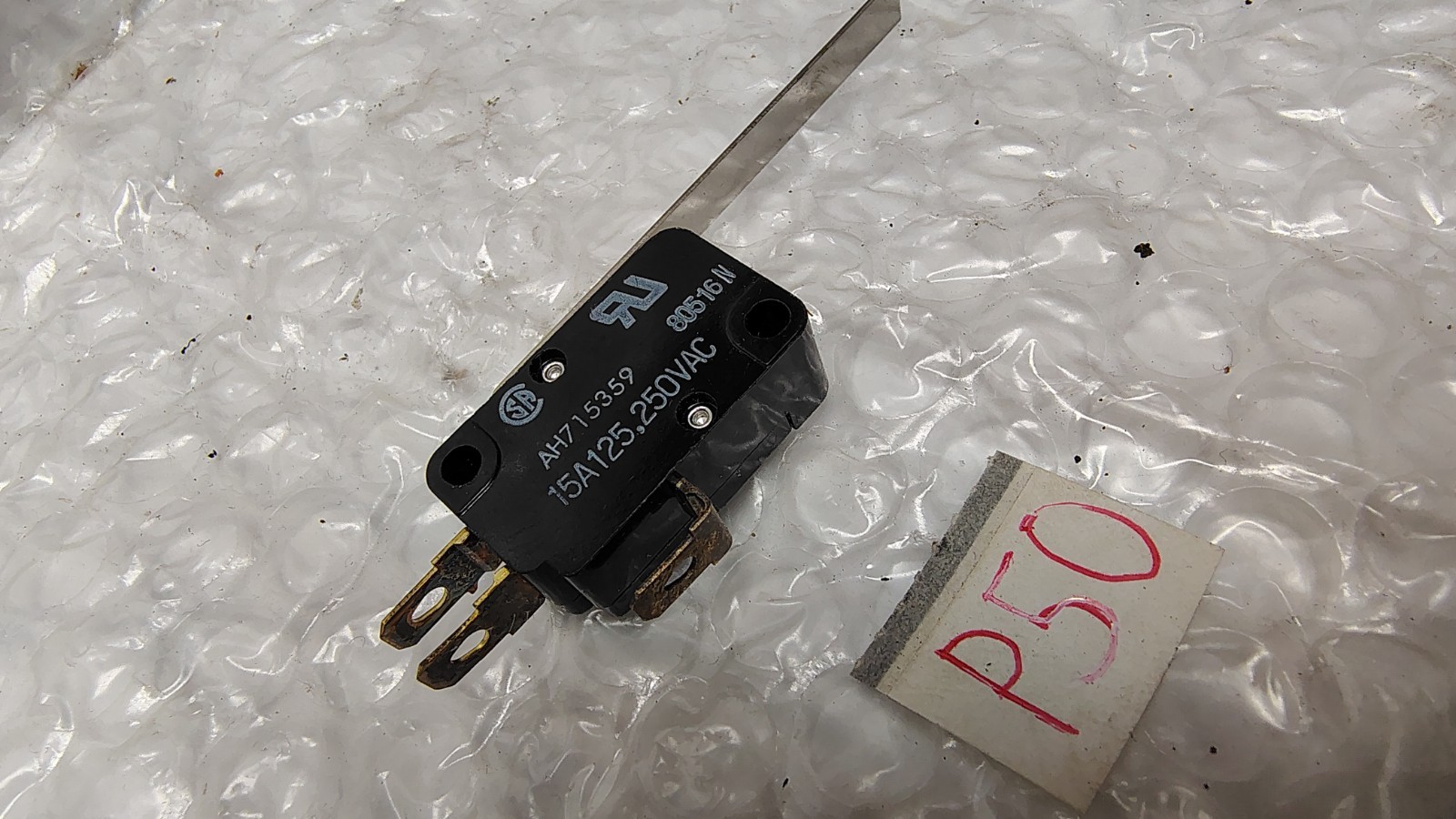 ATSUSHITA AH71535915A/125/250VAC MICRO SWITCH 80516N