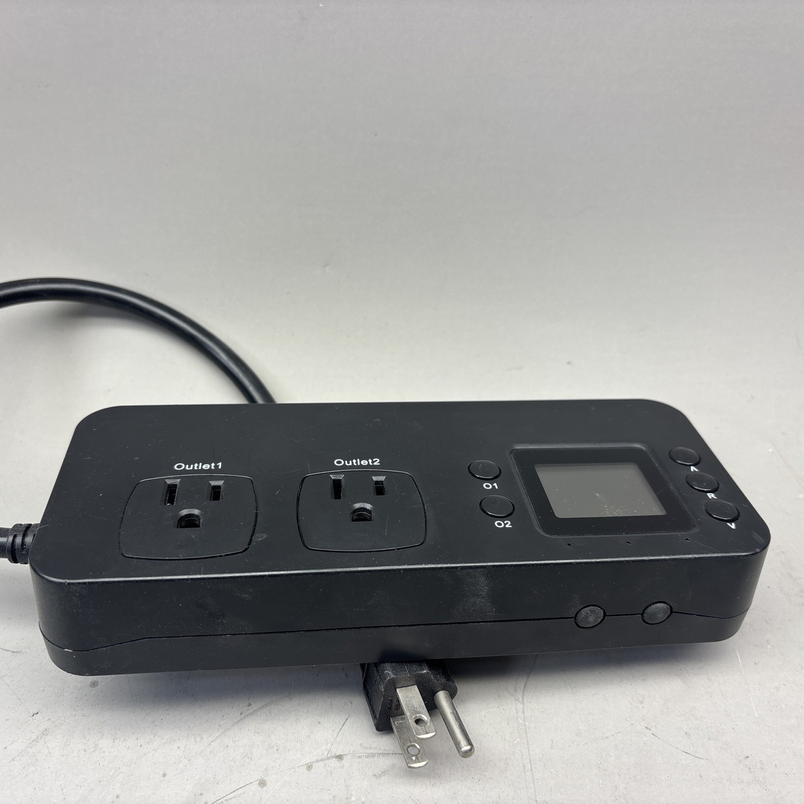 Electricity Usage Monitor, Power Consumption Watt Voltage Amp Meter Black