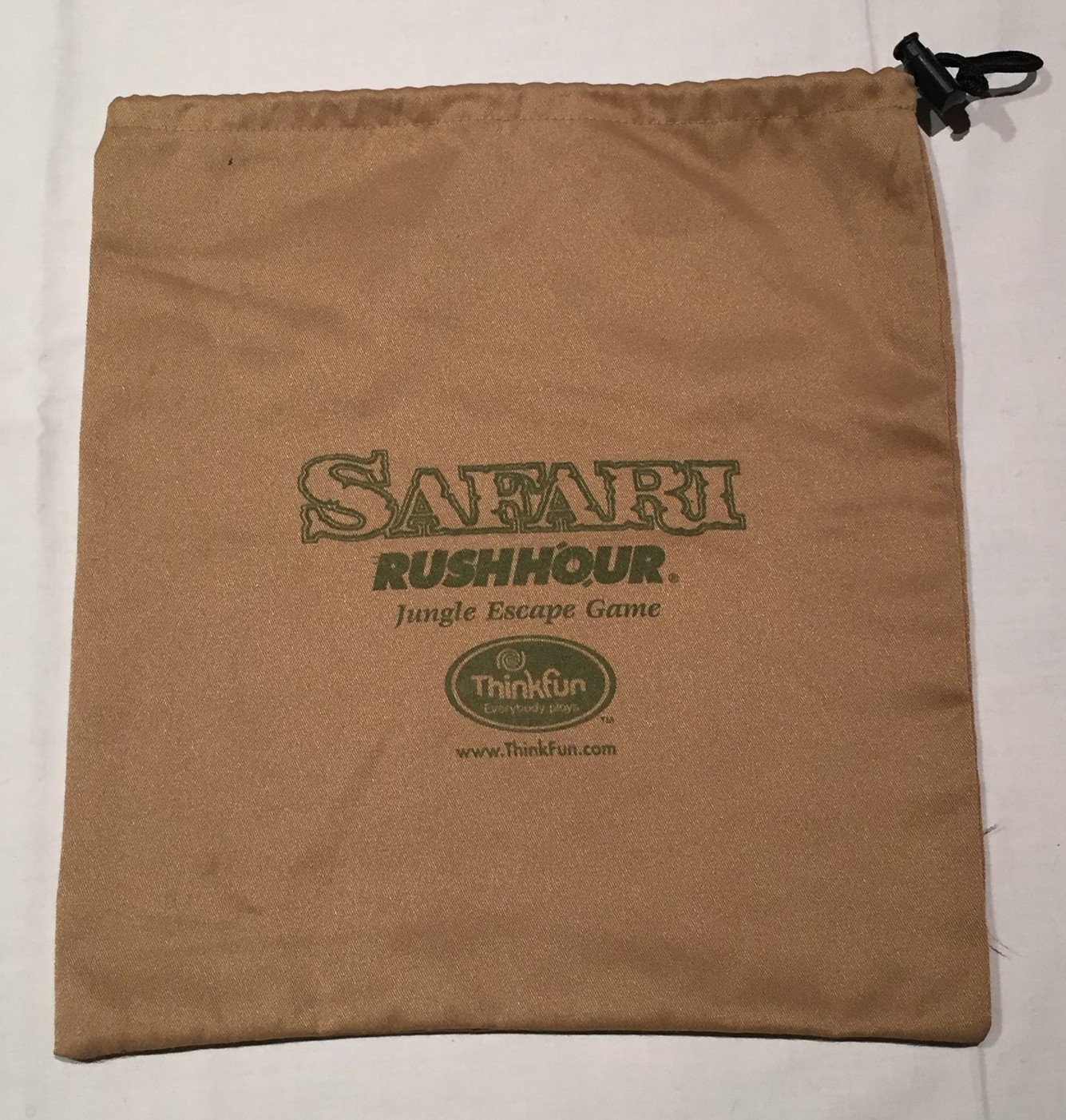 SAFARI Drawstring Logo Dust Bag 10 1/2" x 11 3/4" Purse Shoes Storage Cover