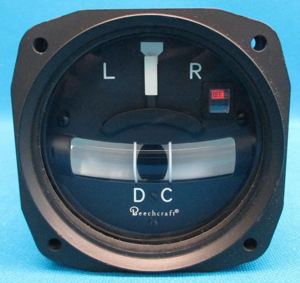 Aerosonic Beechcraft Turn and Slip Indicator 71502-1111 , 114-380010-1 (17621)