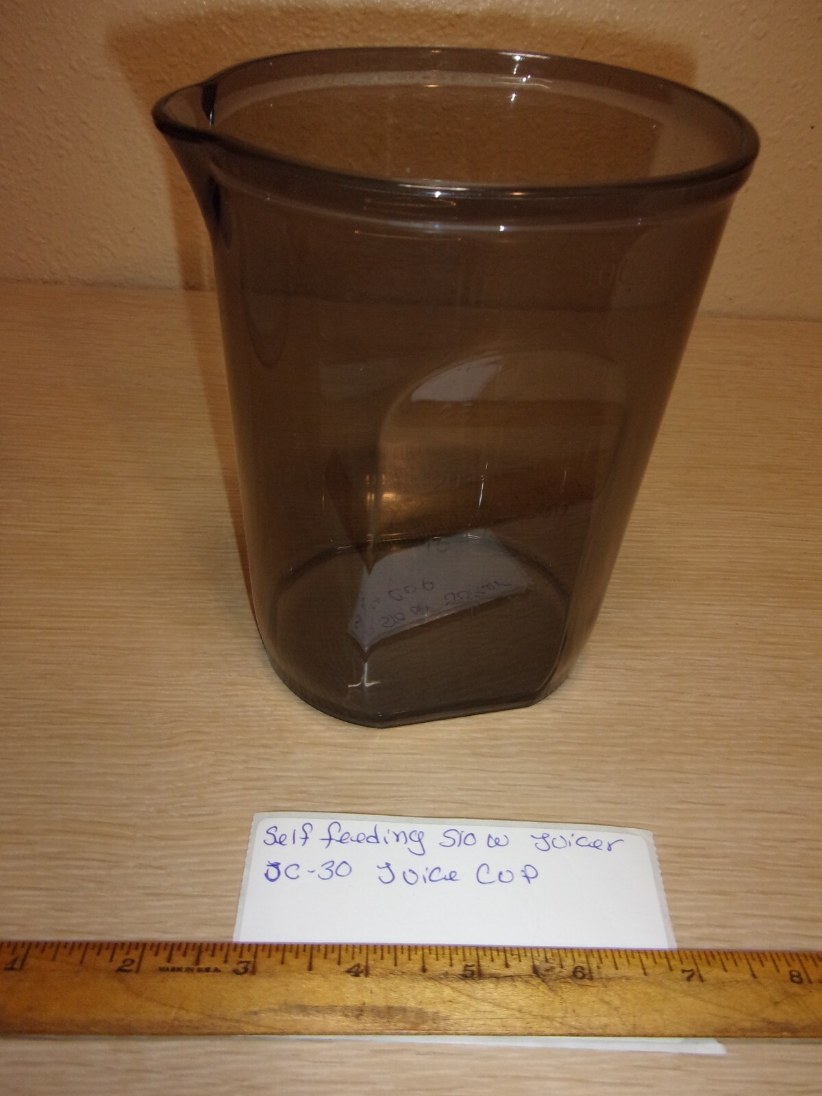 SELF FEEDING SLOW JUICER MODEL JC-30 CLEAR BLACK JUICE CUP 35OZ