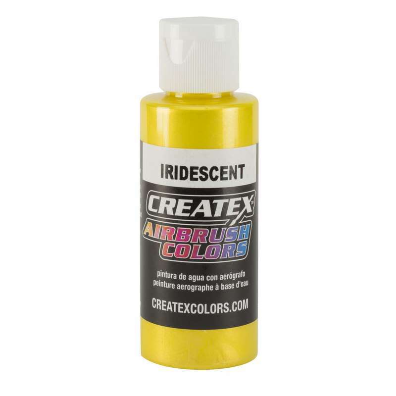 Createx Airbrush Colors 5503-02 Iridescent Ired Yellow 2 oz. Airbrush Paint