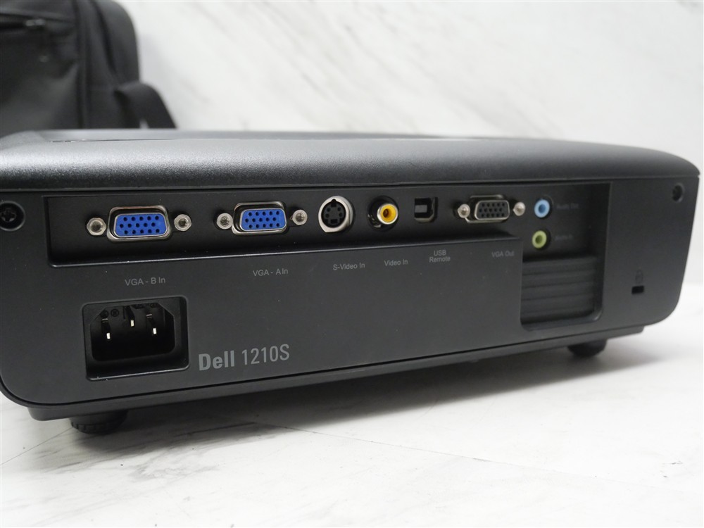 Dell 1210S Projector 340 Hours on Lamp Tested & Working - Includes Bag!