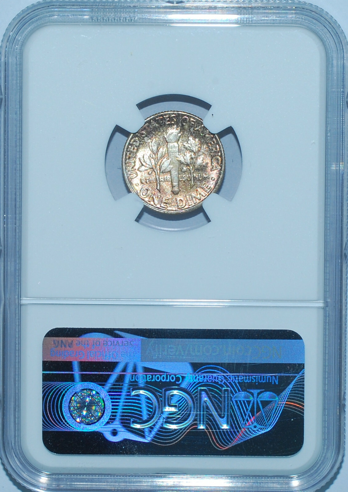 1954 NGC MS67 Roosevelt Silver Dime