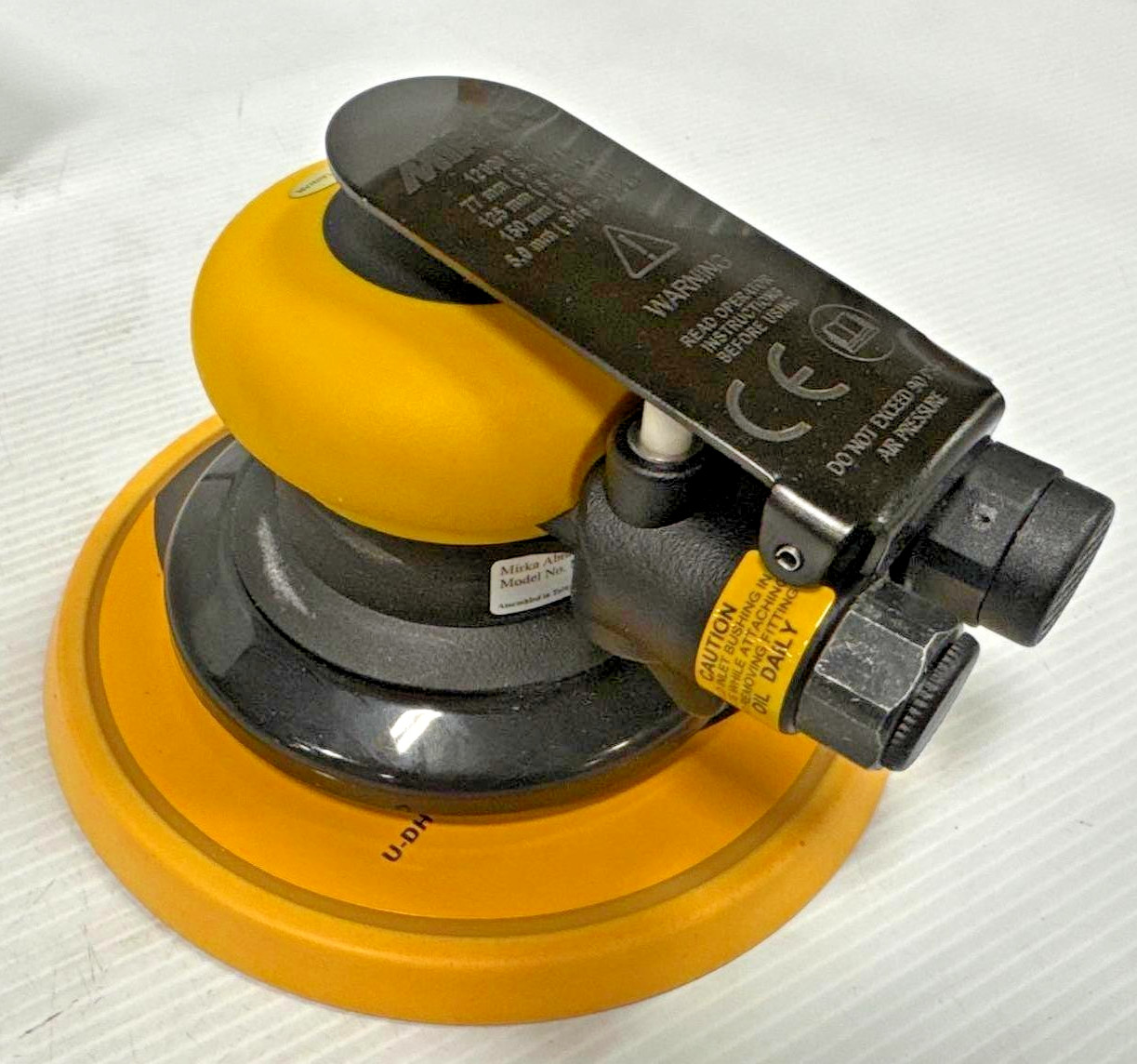 Mirka Model #MR-6 Abrasive 6" D/A 5mm Orbit Air Random Orbital Disc Sander