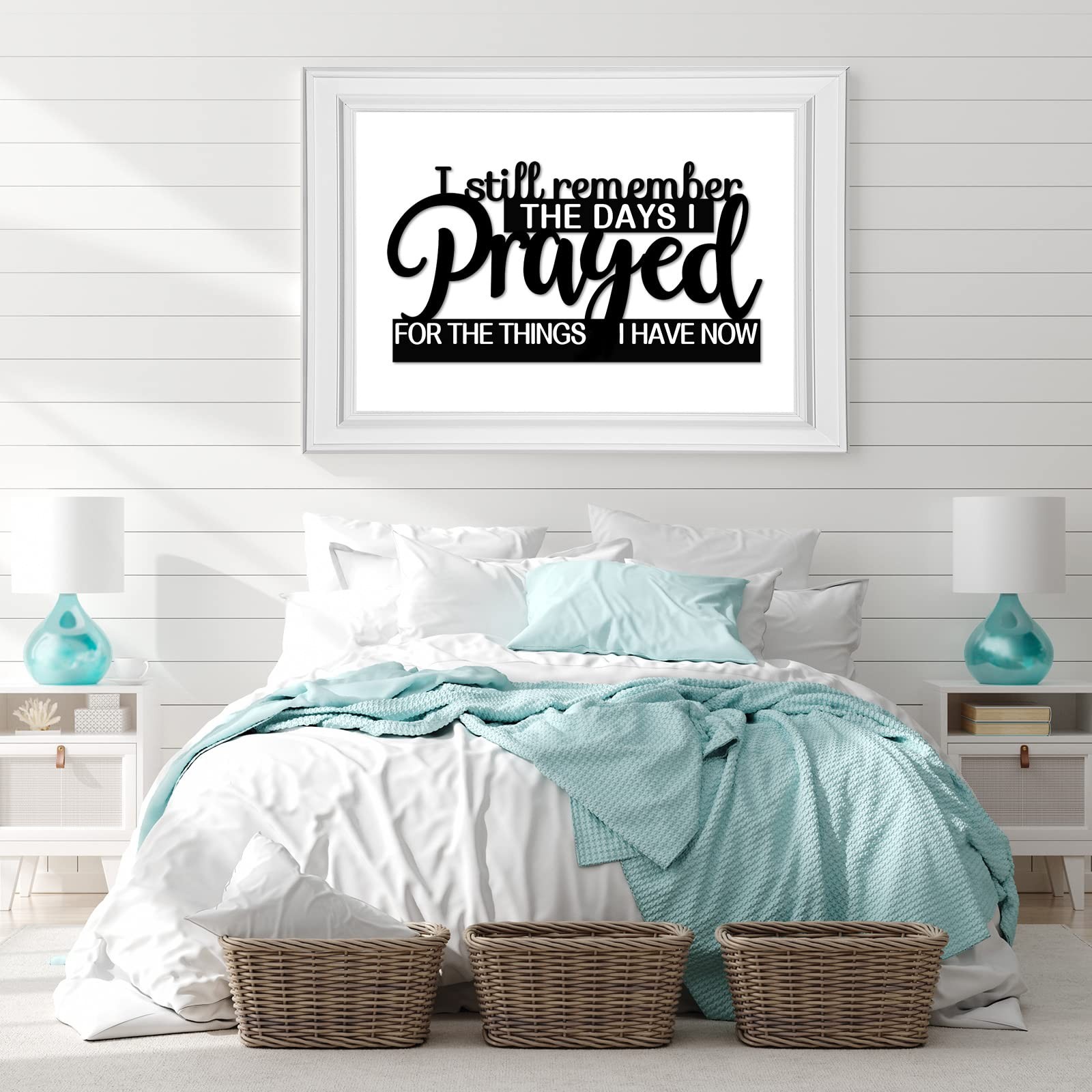 Jetec I Still Remember The Days I Prayed Sign Inspirational Table Blessed Signs