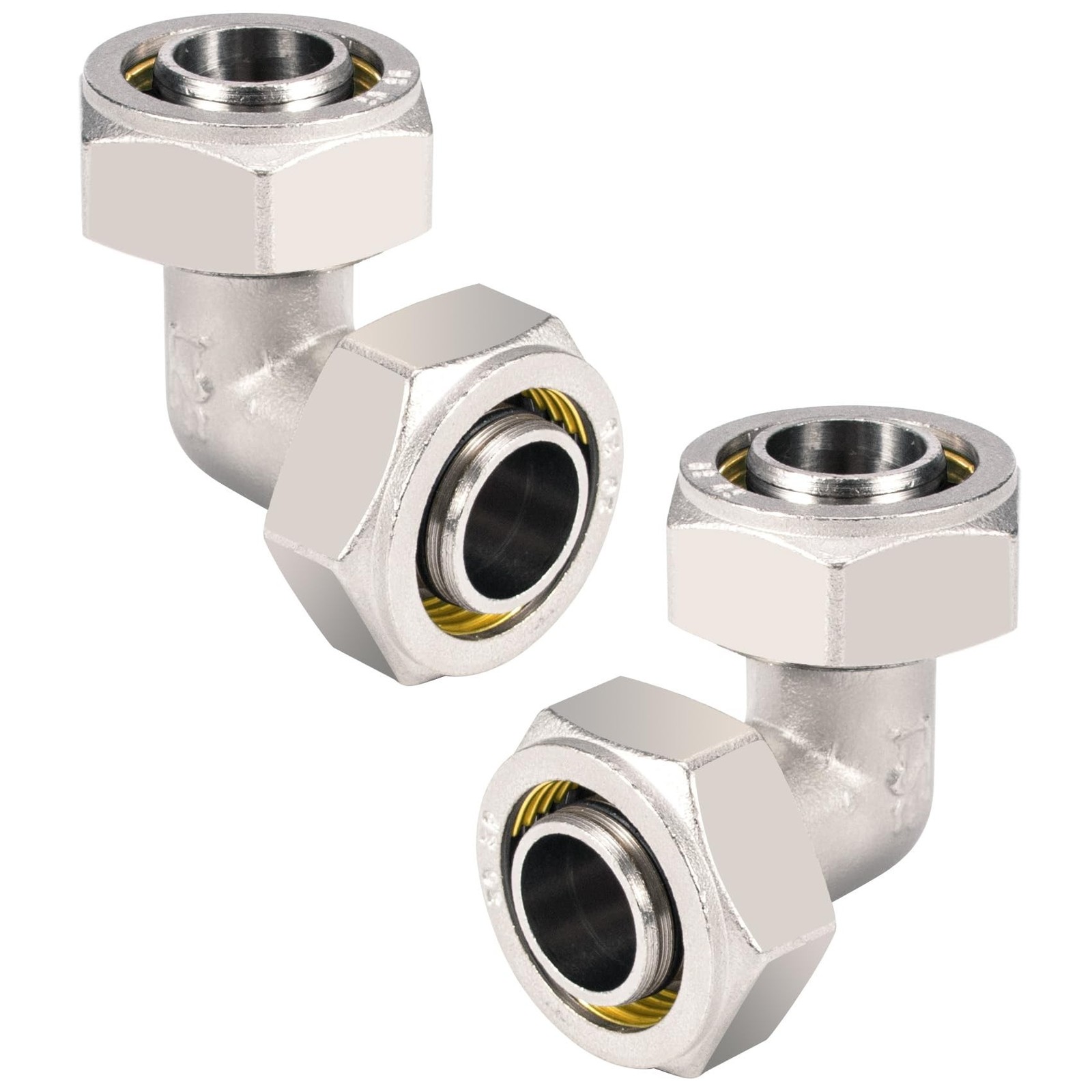 2PCS 3/4’’ Elbow Air Piping Fittings, Air Line Fittings For Shop Gar