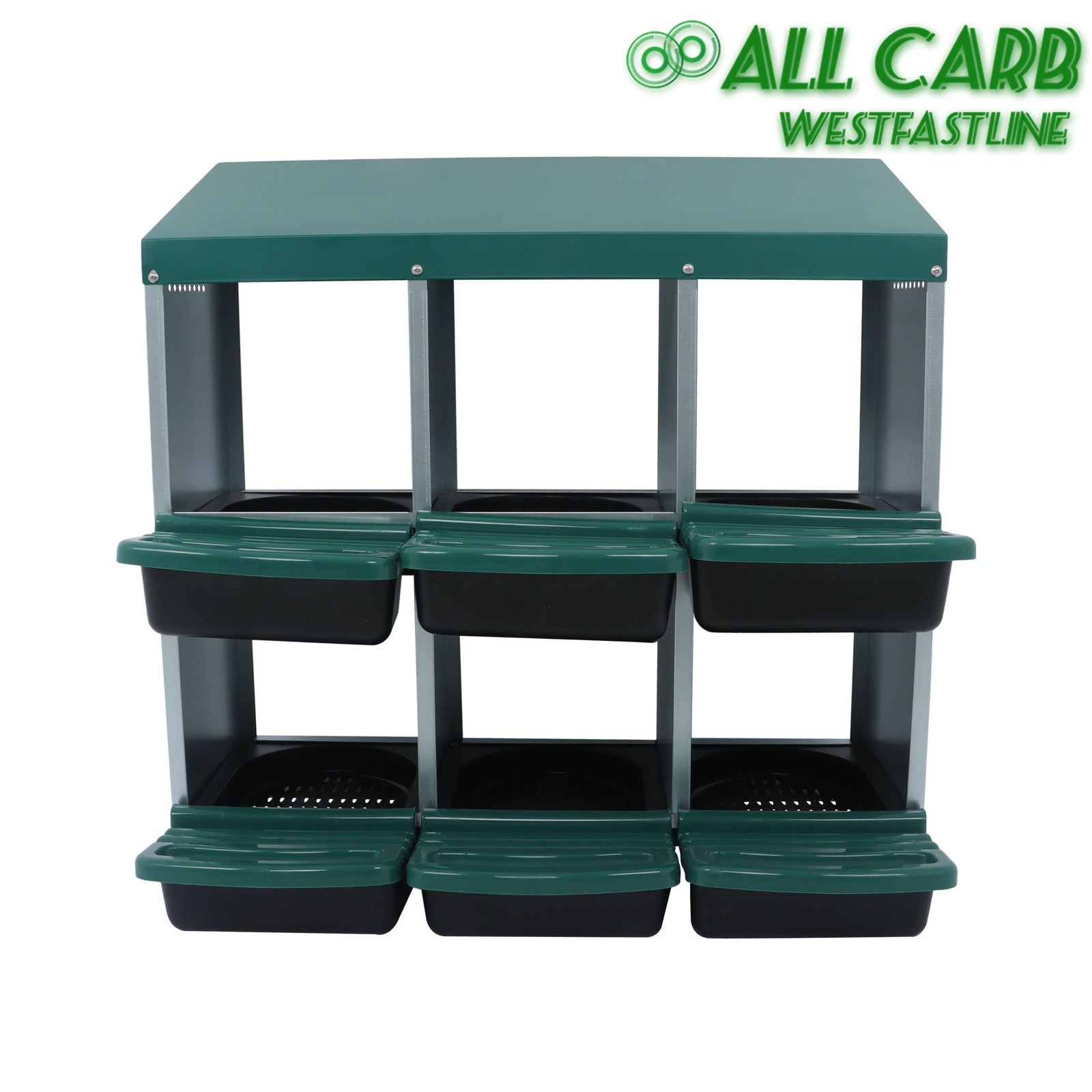 Nesting Boxes Chicken Egg Laying Nest Box For Chickens Hens 6 Compartment