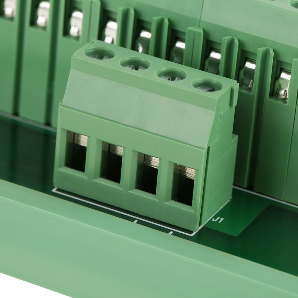12 Position Power Distribution DIN Rail Mount Interface Module Board
