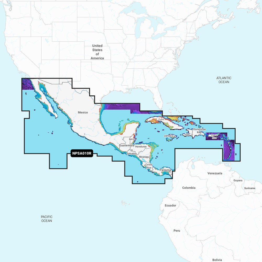 Navionics 010-C1459-40 Platinum+ Npsa010R Central America And Caribbean