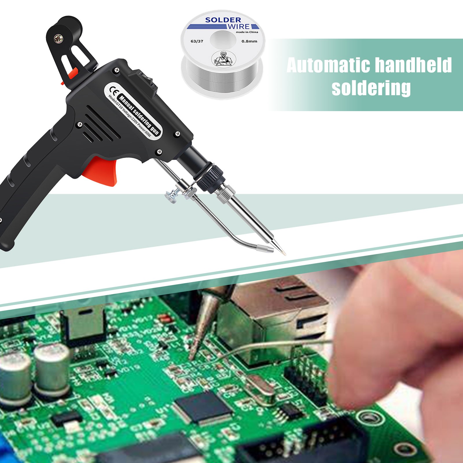 Multi-Function Iron Welder Automatic Hand-Held Solder Iron High accuracy 110V