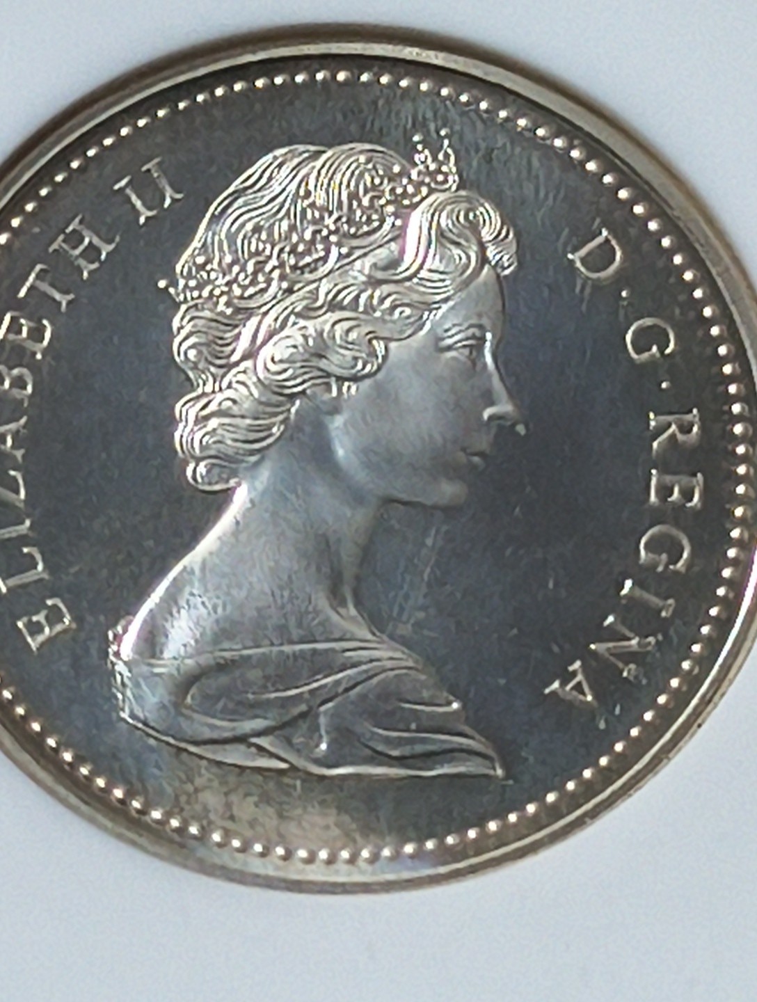 1972 Silver Canada Voyageur Dollar PCGS PF MS66- Reverse Toner