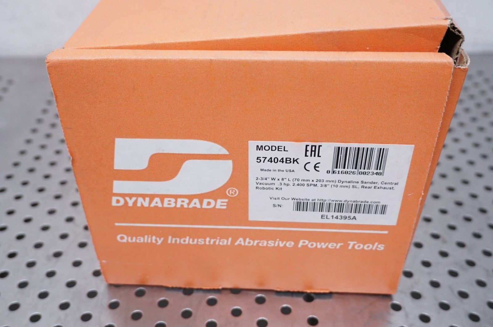 Dynabrade 57404BK Dynaline sander 2 3/4" x 8" robotic kit