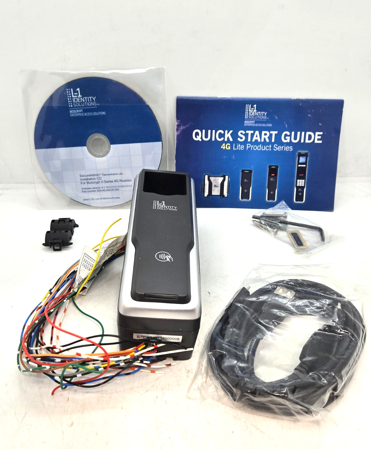 L-1 4G V-Flex Lite 4GFXLS Biometric Reader  FAST FREE SHIPPING b