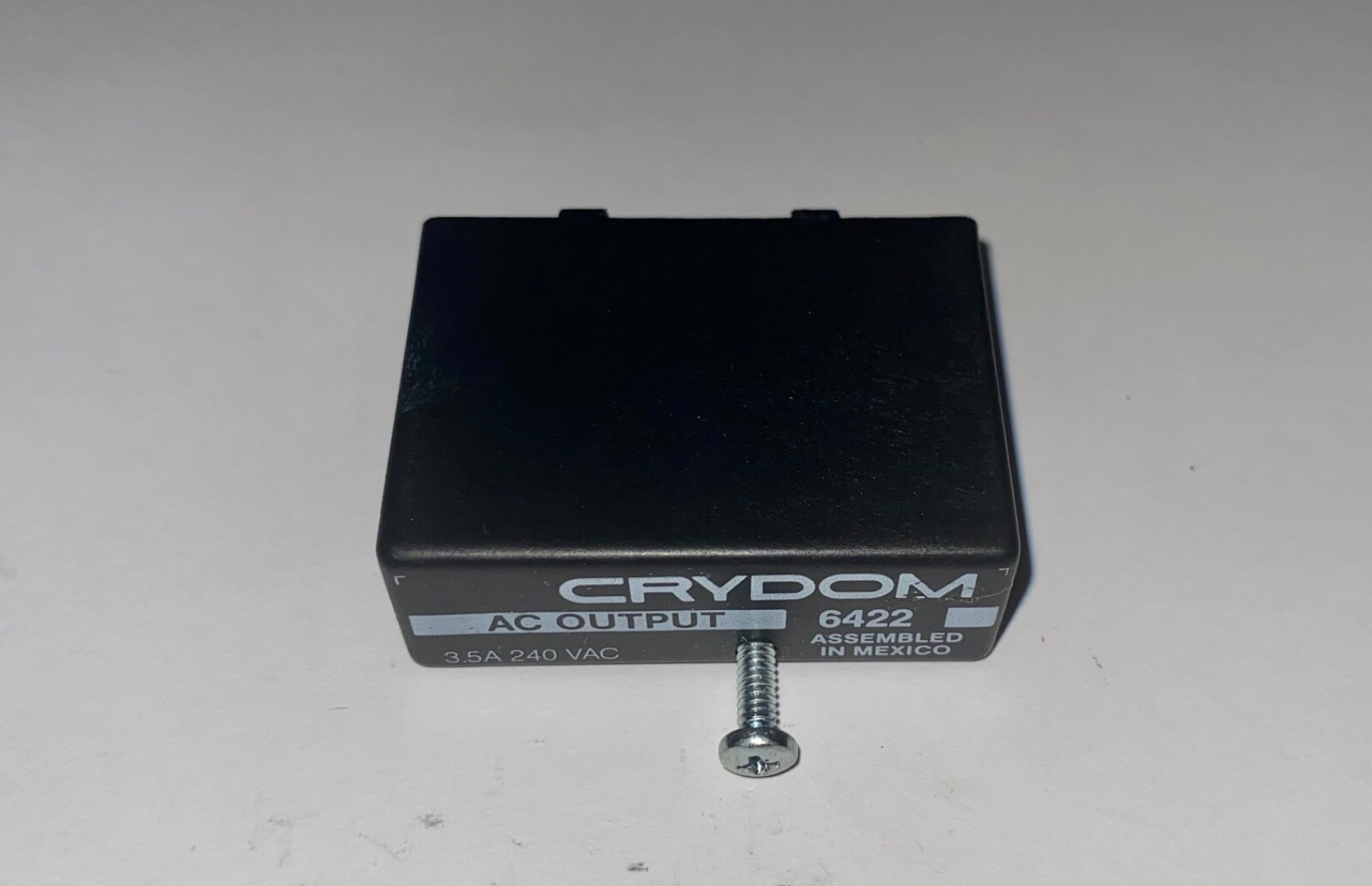 (1) Crydom 6422 Buffered Inverting Solid State Relay 24-280vac control with +5v