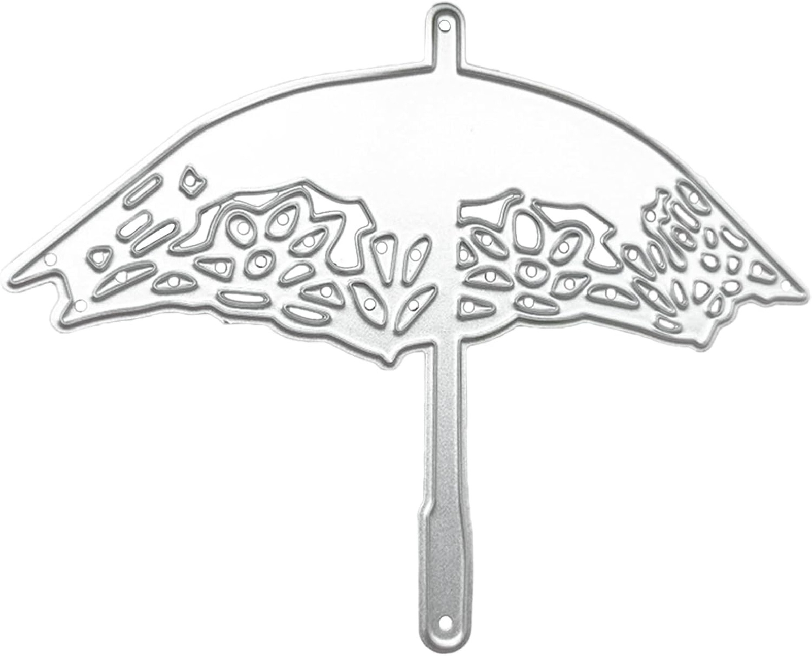 Umbrella Die Cut for Card Making, Hollow-Out Metal Cutting Dies Congratulatio...