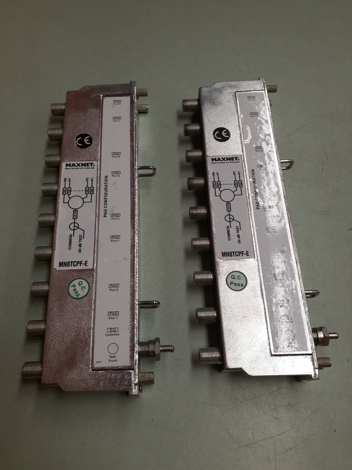 (2) ATX Maxnet MN8TCPF-E MN8TCPFE Splitter