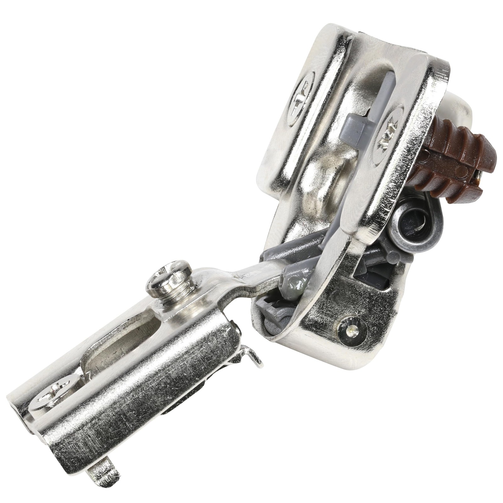 10 Pack Rok Hardware Angle Restrictor Restriction Clips for Face Frame Gray