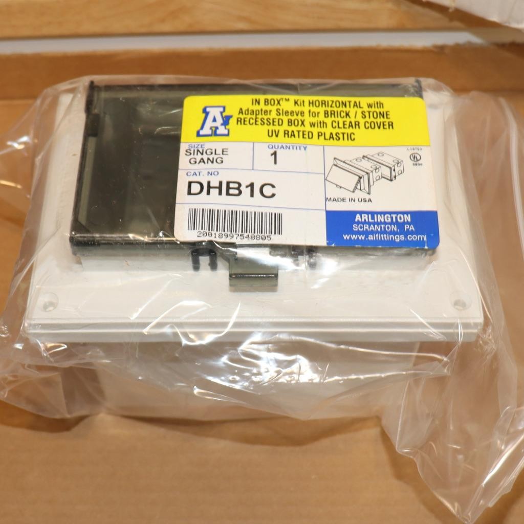 One ARLINGTON In Box Kit Horizontal Brick Stone Adapter Sleeve DHB1C More Availa