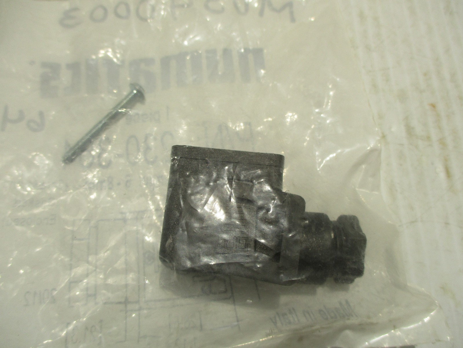 NEW NUMATICS 230-364 COIL CONNECTOR 24MM DIN 24-220V