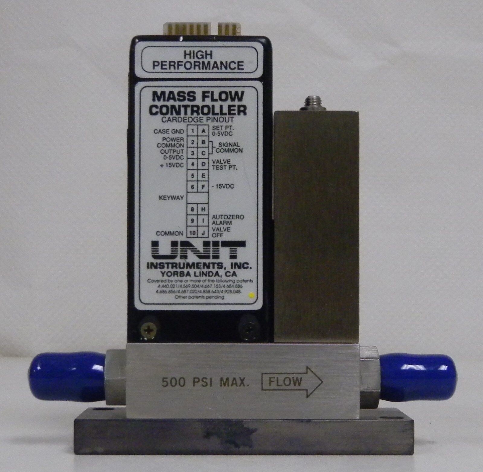 Unit UFC-1200A Mass Flow Controller, Gas- HCL, Range- 10 SLPM, Used