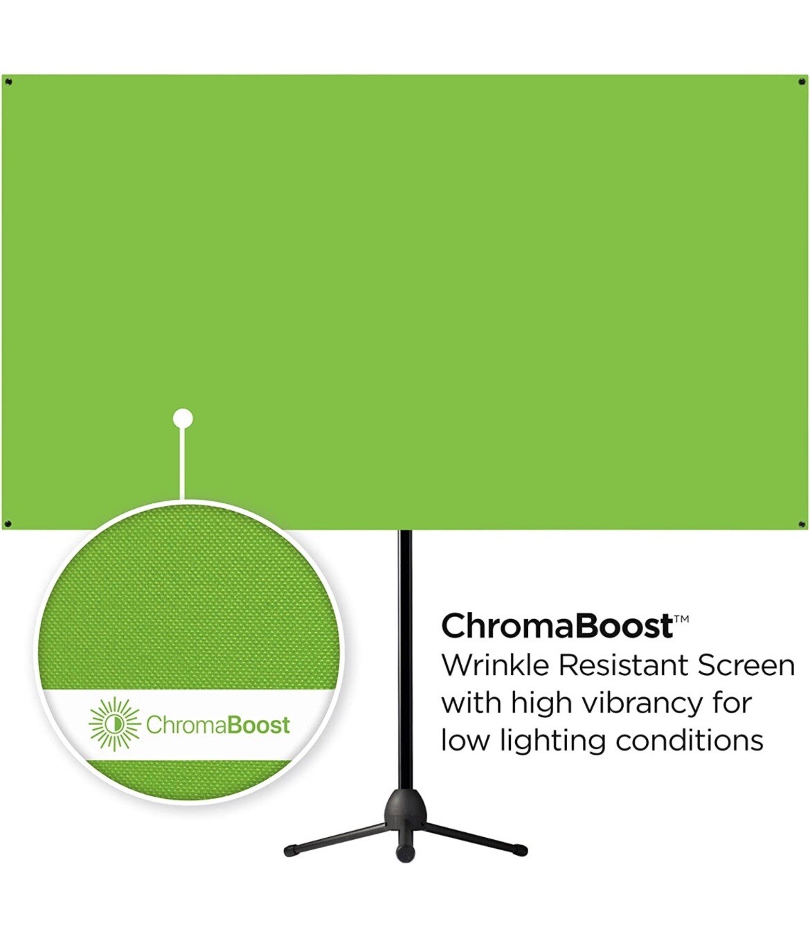 Portable Green Screen Kit 90 Inch with Stand (Frame) and Case