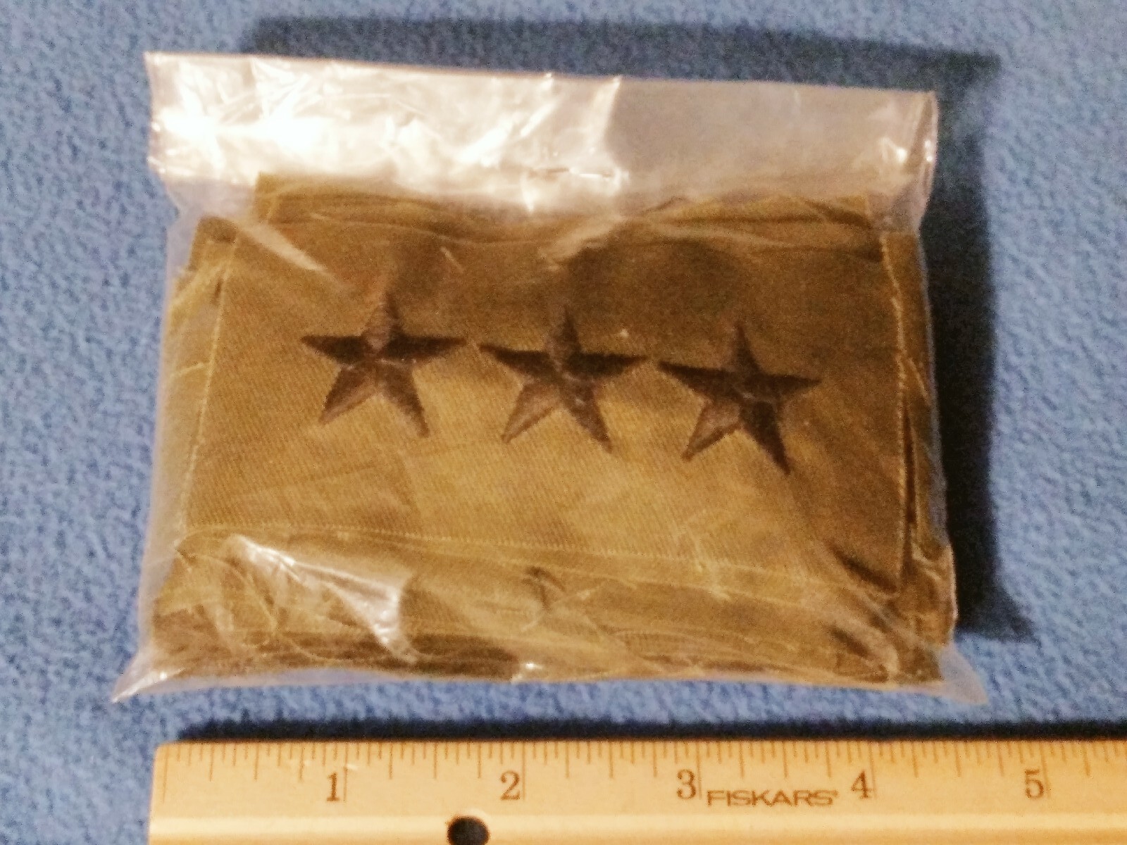 LOT OF 24 - ARMY 3 STAR GENERAL SEW-ON PATCHES - NEW