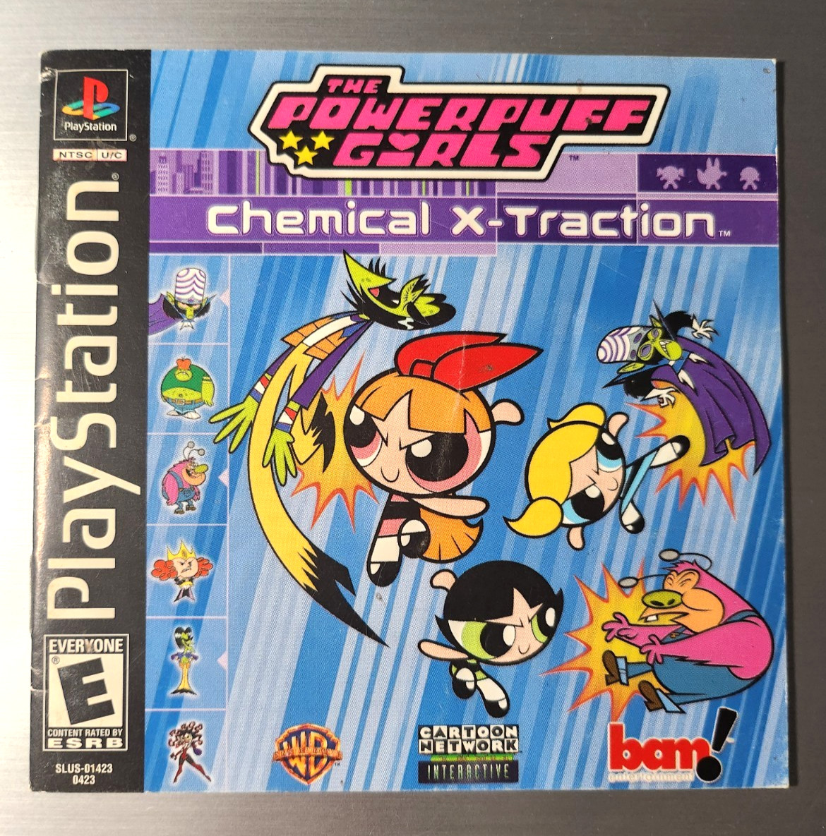 The Powerpuff Girls Chemical X-Traction Instruction Manual Only - PlayStation
