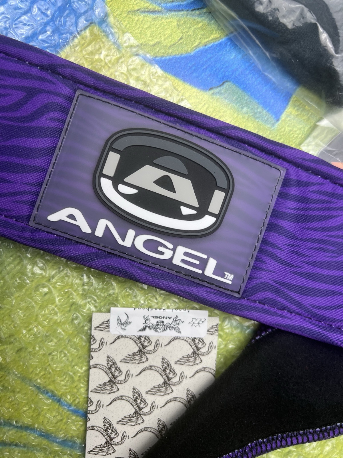 WDP Angel Paintball Headband - Purple -  VTG, New With Tags, Oldstock NOS
