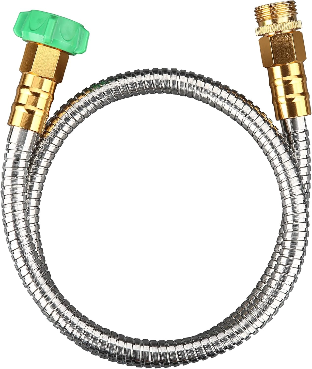 304 Stainless Steel Metal Garden Hose Connector 5 Feet 5ft,